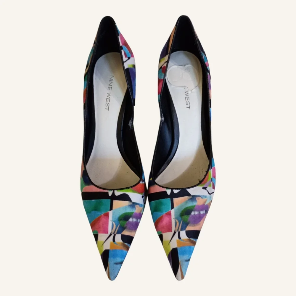 Nine West Multicolor Heels - Picture 1 of 6